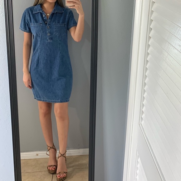 bill blass Dresses & Skirts - Vintage denim mini dress